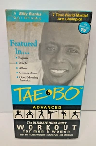 Billy Blanks Advanced Tao Bo - The Ultimate Body Workout VHS Tape - Picture 1 of 8