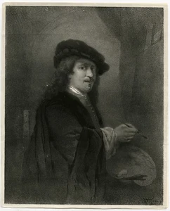 Antique Print-REMBRANDT VAN RIJN-Hove-1840 - Picture 1 of 1
