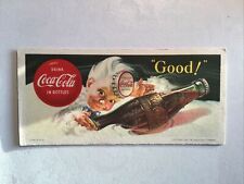 Vintage Coca Cola Blotter “Good!”. Sprite Boy 1953