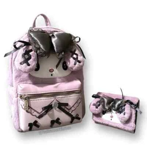 Sanrio My Melody Lolita Fig Plush Mini Backpack & Wallet Bundle NWT HTF - Picture 1 of 14