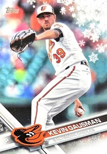 Tarjeta de béisbol 2017 Topps Walmart Holiday Snowflake #198 - Kevin Gausman - Oriole - Imagen 1 de 2
