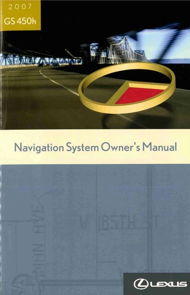 2009 Lexus GS 450h Navigation System Owners Manual - Image 1 of 1