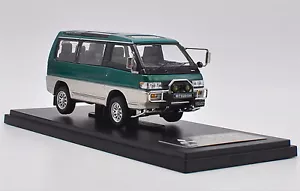 Modellino auto pressofuso verde scala 1/43 Mitsubishi Delica Star Wagon 4x4 1990-1999 - Foto 1 di 6