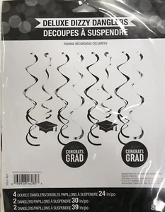 Graduation Mortarboard Congrats Grad Party Supplies Danglers Decoration - Picture 1 of 1