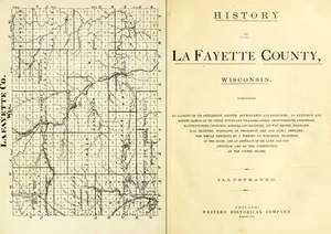 1881 LAFAYETTE County, Wisconsin WI, History & Genealogy Family Tree DVD CD B20 - Picture 1 of 2
