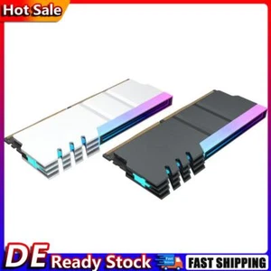 Heat Sink DDR4 DDR5 Ram Cooler Radiator 5V 3PIN ARGB for Computer (Black) De - Bild 1 von 8