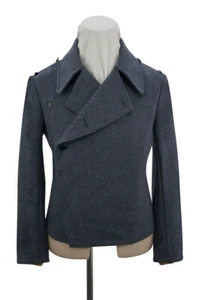 WW2 German Luftwaffe blue grey wool panzer wrap jacket - Picture 1 of 3