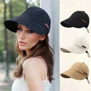 Outdoor Sommer Faltbarer Sonnenschutz Hut Trendige Strand Sommerhut für Frauen - Bild 1 von 15