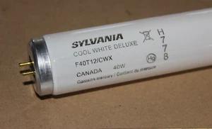 4 LOT OSRAM SYLVANIA F40T12/CWX H778 FLUORESCENT 40W COOL WHITE DELUXE 48” 2-PIN - Picture 1 of 1
