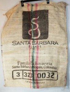 Santa Barbara Estate Coffee Brothers Coffee Bean Bag   28" x 36" - Bild 1 von 2
