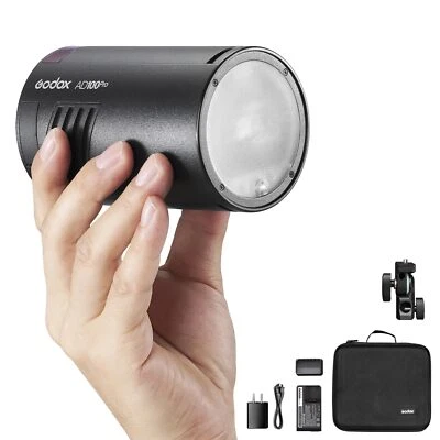 Godox AD100Pro TTL HSS 100W Flash Speedlite 2.4G Wireless Pocket Flash - Image 1 of 4