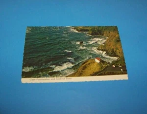 Cape Foulweather & Lookout Point Oregon Coast Vintage Postcard Highway 101 - Picture 1 of 2