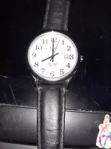 Timex Easy Reader Uhr Herren Indiglo 35 mm silberfarben Datum - Bild 1 von 4