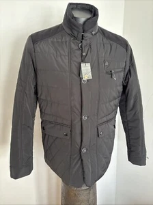 Pronto Uomo Winter Jacket Insulated Lined Quilted Charcoal Men's Sz Large - Picture 1 of 8