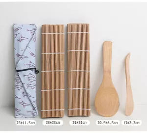 Sushi Set, 10 Teile - Sushi Maker Set für Anfänger Sushi Selbst Machen Rollmatte - Bild 1 von 6