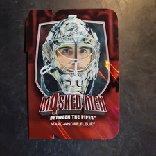 2011-12 Between The Pipes Masked Men IV Ruby Die Cuts #MM17 Marc-Andre Fleury 