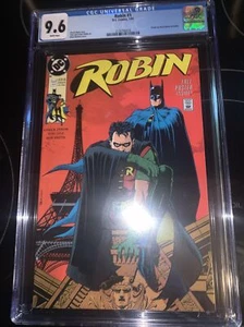 Robin #1 CGC 9.6 1991 DC Comics Neil Adams Poster enthalten: Neuer Rahmen🔥Relaunch - Bild 1 von 2