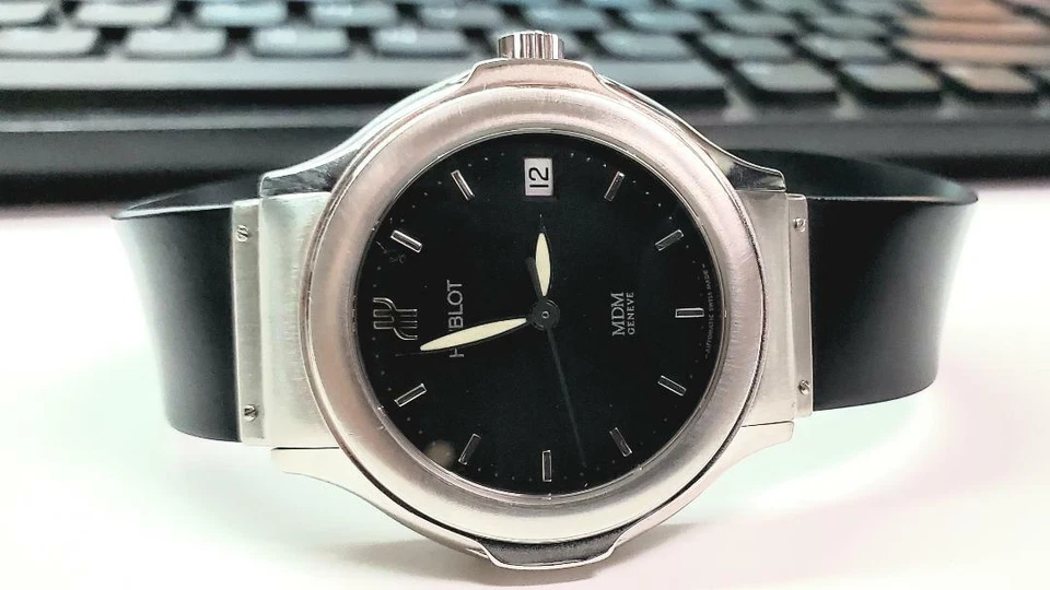 Reloj Pulsera Automático GENUINO Running Hublot MDM 37mm Acero Inoxidable con 1 Año de GARANTÍA! Foto 1 de 4