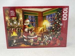 Trefl Christmas Scenes Let's Go 1000 Pieces Puzzle Santa Claus Presents Gifts - Picture 1 of 11