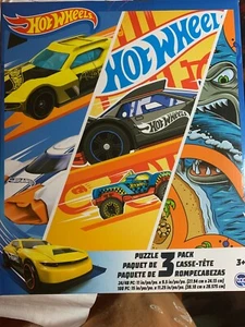 HEISSRÄDER PUZZLES 3ER-PACK 24/48/100 STÜCK NEU IM KARTON AUTOS DINOSAURIER HAI JUNGEN - Bild 1 von 5