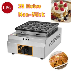 Stainless Steel Dutch Pancake Maker LPG Gas Mini Poffertjes Grill Baker Machine - Picture 1 of 8