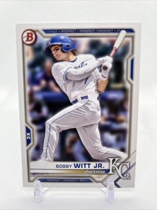 2021 Bowman Draft Bobby Witt Jr. #BD-47 Kansas City Royals Baseball Card