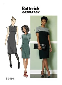 Butterick Very Easy SEWING PATTERN B6410 Misses/Miss Petite Dress 6-14 Or 14-22 - Picture 1 of 8