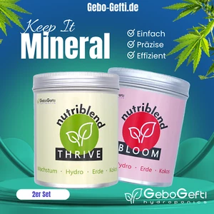 NutriBlend Dünger Grow Set | 1 KG | Thrive | Bloom | Gebo Gefti Hydroponics - Bild 1 von 6