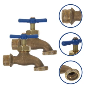 2 Pcs Hose Connector Outdoor Faucet Replacement Garden Accessory - Picture 1 of 12