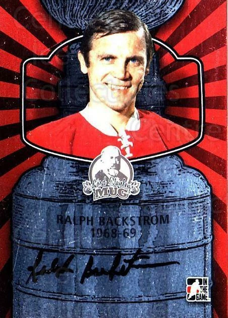 2013-14 ITG Lord Stanley's Mug Auto #ARB6 Ralph Backstrom - Image 1 of 1