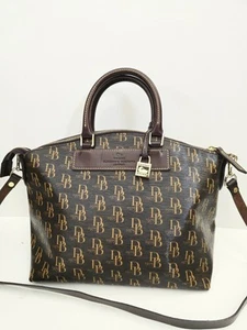 Dooney & Bourke Florentine Vaccheta Satchel Shoulder Handbag Crossbody Bag Italy - Picture 1 of 15