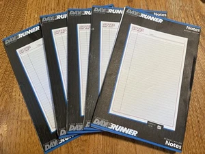 Lotto DI 5 DAYRUNNER 3” x 5” 30 NOTE Edizione Classica Nuove Vecchio Stock - Foto 1 di 3