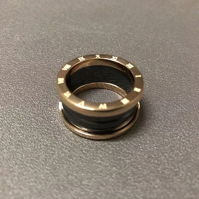 Moda Anillo Hombres Mujeres Acero Inoxidable Bvga Boda Alianza Fiesta Joyería Regalo Vint Foto 1 de 4
