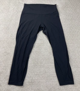 Lululemon Leggings Damen 10 Align Crop 23" hoher Bund schwarz Yogahose W6BGJS - Bild 1 von 7