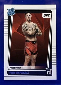 2022 Donruss UFC Base Rated Rookies #216 Tom Aspinall - Heavyweight - Bild 1 von 2