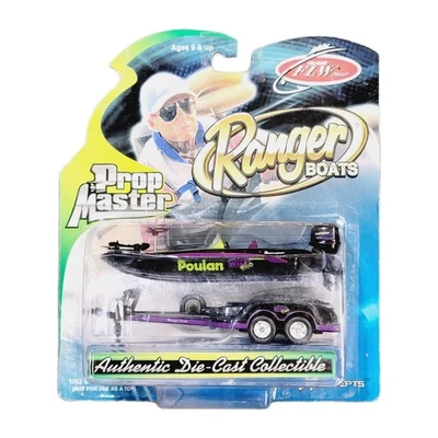 Walmart FLW Tour Escala 1:43 Réplica Die-Cast POULAN Ranger Boat Prop Master Nuevo Foto 1 de 4