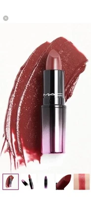 MAC Love Me Lipstick 0.1 oz./ 3 g. Full Size New in Box - 408 Bated Breath - Image 1 of 3