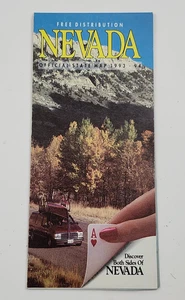 Nevada Vintage Fold Out Official State Highway Road Map 1993 - 1994 - Picture 1 of 6