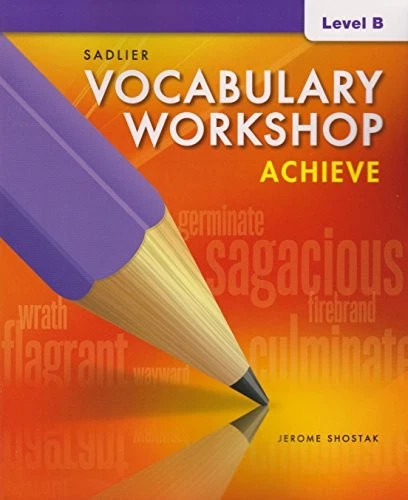 VOCABULARY WORKSHOP ACHIEVE LEVEL B GRADE 7 **BRAND NEW** - Image 1 of 1