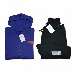 Jordan 2 PC MVP Sweatsuit Men's Size XL Concord Grape Outfit Hoodie Joggers NWT - Picture 1 of 10