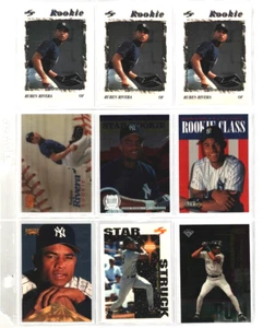 Ruben Rivera 9 Card Lot Rookie Inserts 7 Different! Yankees Padres - Picture 1 of 2