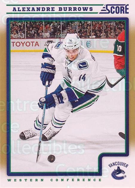 2012-13 Score Gold #450 Alexandre Burrows - Image 1 of 1