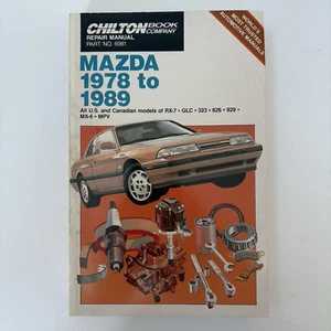 Vintage Chilton No. 6981 Mazda 1978 to 1989 Repair Manual 1989 - Picture 1 of 5