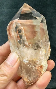 290g CRISTAL FANTASMA TRANSPARENTE NATURAL CUARZO PUNTO DE CURACIÓN 1 - Imagen 1 de 18