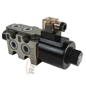 Hydraulic 6 Port Solenoid Diverter Valve SCS4 Series 12V - SCS4-1S-1Y-1G4-12VDC - Picture 1 of 8