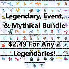 ✨ SHINY LEGENDARY & EVENT ✨ 2 for $2.49 6IV Bundle | Pokemon Sword and Shield