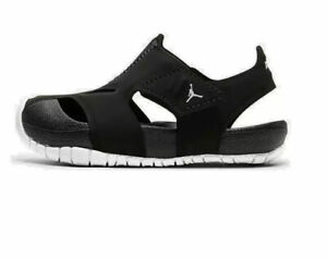 Jordan Flare TD) Cl7850 001 black/white boys toddlers sandals sz 4c NWB Original