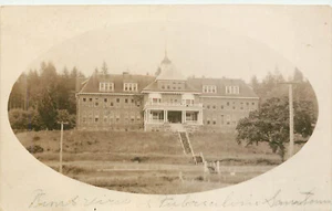 Postal RPPC Tuberculosis Sanatorio Desconocida Ubicación EE. UU. - Imagen 1 de 2