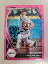 Ben Casparius -2021 Panini Prizm Draft Picks Pink Velocity PDP162 Dodgers