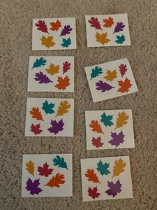 Mrs Grossman Vintage Leaves Stickers 8 Sticker Sheets Retired Autumn Fall Leaf - Picture 1 of 2
